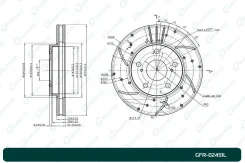 ���� ��������� ��������������� ������������� ����� G-Brake GFR02451L GFR02451L ����