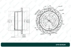 ���� ��������� ��������������� ������������� ������ G-Brake GFR02452R GFR02452R ����
