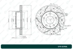 ���� ��������� ��������������� ������������� ����� G-Brake GFR02763L GFR02763L ����