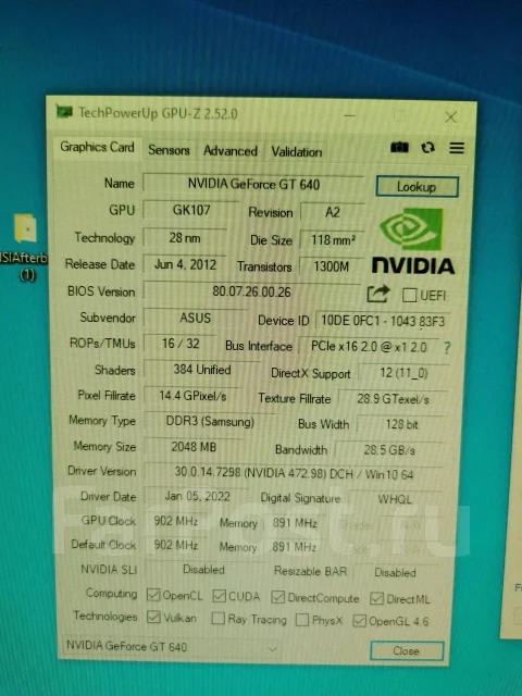GeForce GT 640 ����