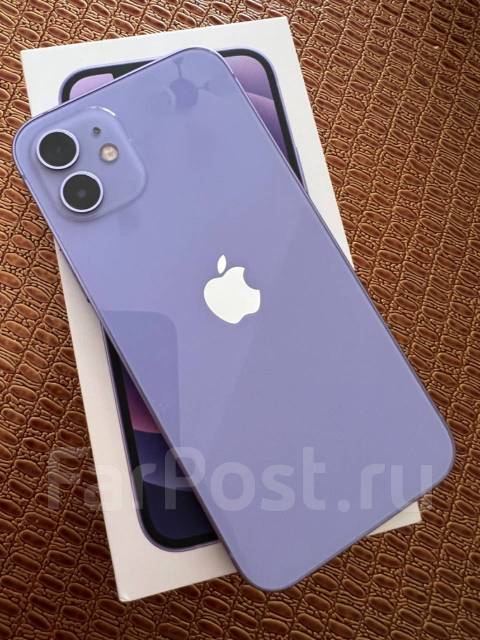 Айфон, Apple iPhone 12, фиолетовый, б/у, в наличии. Цена: 40 000₽ во ...