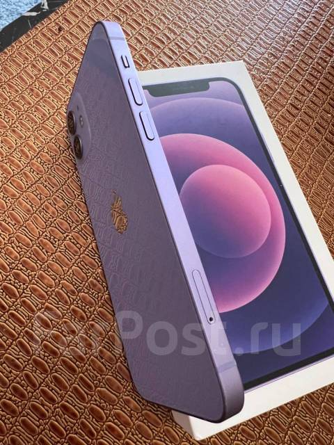 Айфон, Apple iPhone 12, фиолетовый, б/у, в наличии. Цена: 40 000₽ во ...