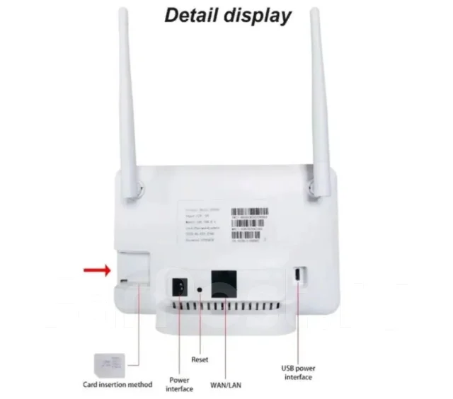 Wifi Wi-Fi Роутер CP106 маршрутизатор 4G LTE с сим картой 300 Мбит/с ...
