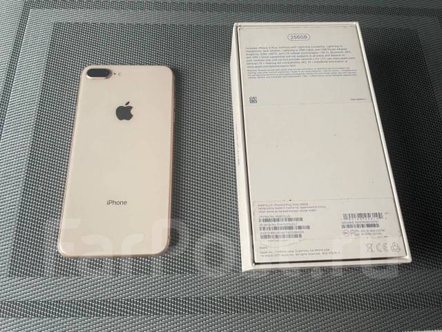 Продам iPhone 8 Plus, 256 гб, моноблок, розовый, 4G LTE, б/у, в наличии ...