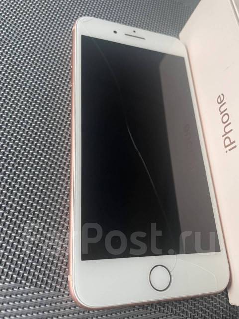 Продам iPhone 8 Plus, 256 гб, моноблок, розовый, 4G LTE, б/у, в наличии ...