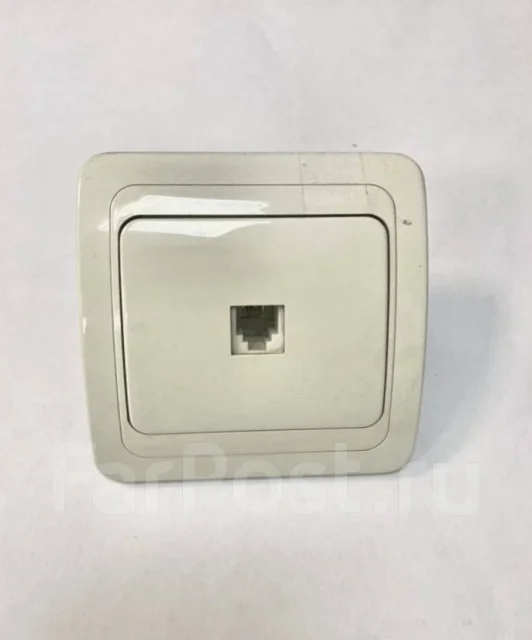 Розетка телефонная СУ белая RJ 11 (IN 207 AA), новый, в наличии. Цена ...