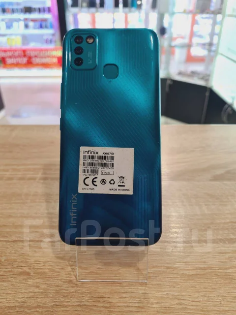 Infinix Smart 6. �/�, 64 ��, �����, 4G LTE, Dual-SIM, NFC ����