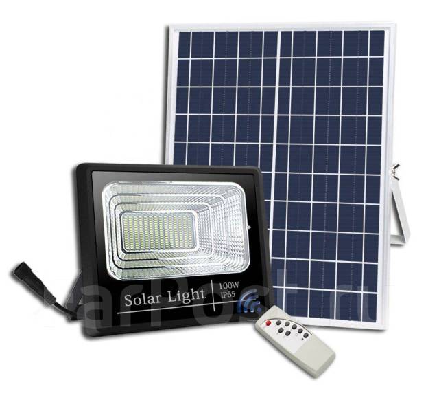 Solar flood store light 100w