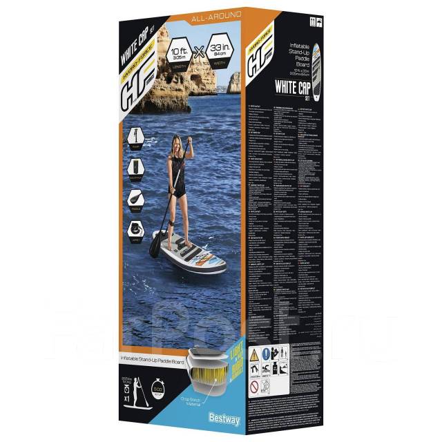 SUPдоска Bestway "White Cap" 305x84x12см 65342, новый, в наличии