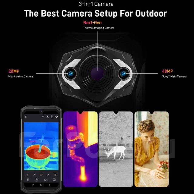 Защищенный смартфон Doogee S98 Тепловизор! Pro 8/256, моноблок, новый ...