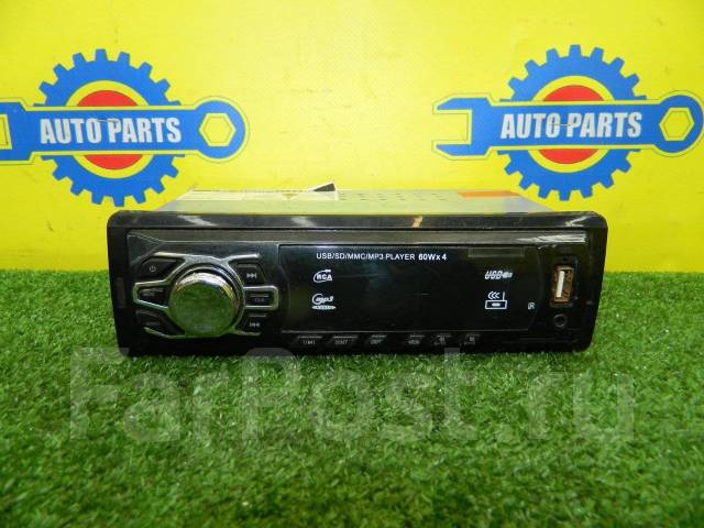 Магнитола USB/SD/MMC/MP3 Player 60Wx4, китай, 1 DIN — 178x50 мм, б/у, в ...