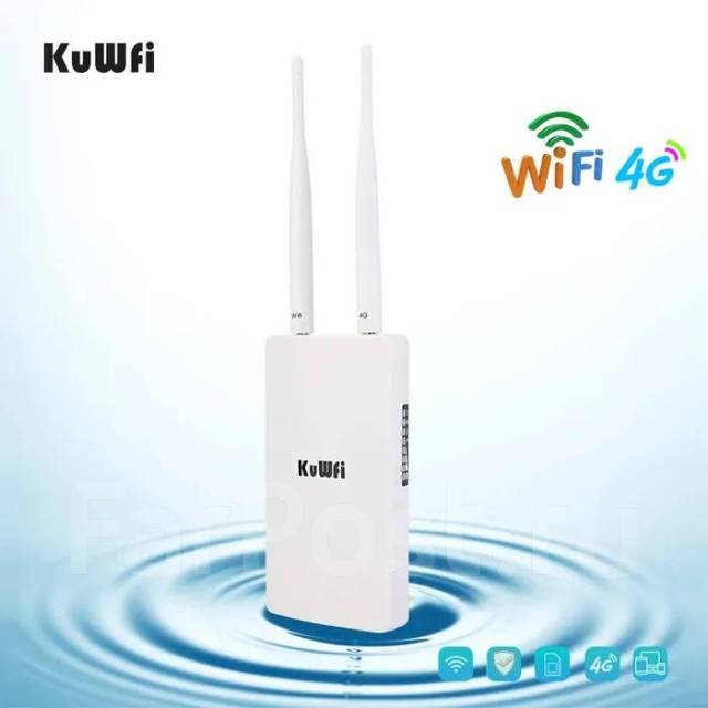 Wi-Fi wifi роутер с сим картой,4G уличный,150 Мбит Lte для дома, KuWfi ...