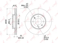 ���� ��������� ������������� (256x22) | ����� | LYNXauto BN1431 BN1431 ����