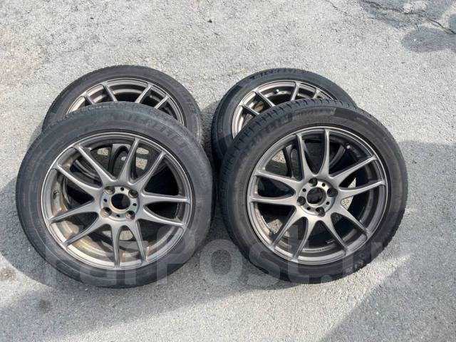 WORK Emotion 16" 4*100 на летней резине 185/55/16, 1 шт, 185 мм, 55 ...