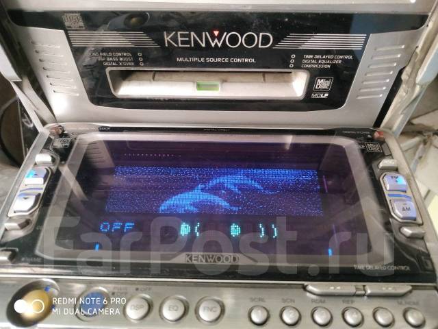 Магнитола Кенвуд Аукс, Kenwood dpx-6021m, 2 DIN — 178x100 мм, б/у, в ...