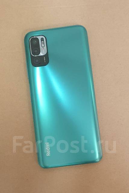 Redmi Note 10T 4/128GB, моноблок, зеленый, черный, 3G, 4G LTE, Dual-SIM ...