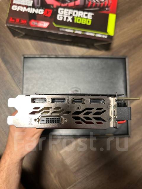 Видеокарта GTX 1080 8GB MSI Gaming X, б/у, в наличии. Цена: 14 000₽ во ...
