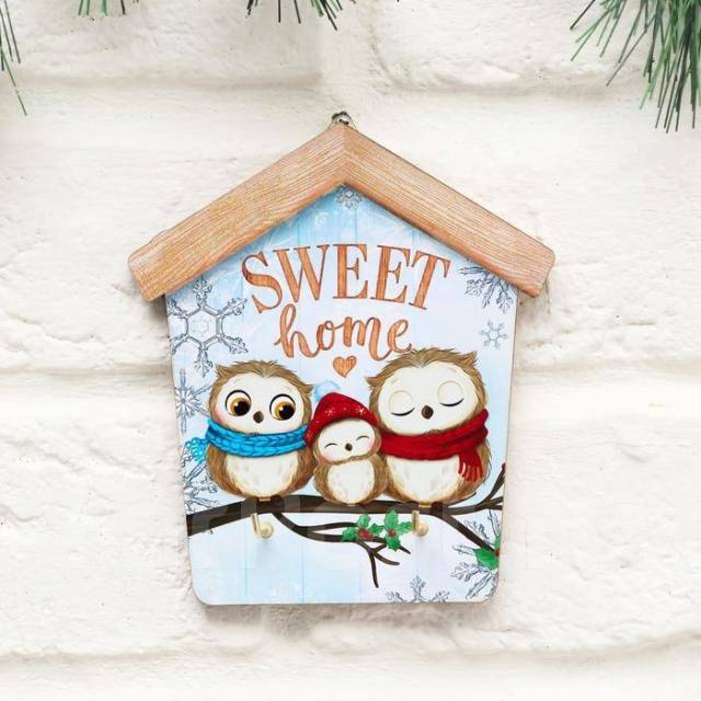 Ключница Sweet Home совы, новый, под заказ. Цена: 178₽ во Владивостоке