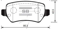 ������� ��������� ������ �������� Venga / Ceed 12- HSB 95.5x43x15 1��1105 HP9654 ����