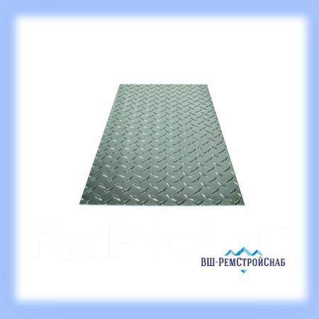 Лист рифлёный ромбический сталь 3 3x2000x2500 мм, под заказ во Владивостоке