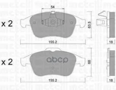 ������. ������. ������� Renault Megane III 2008-, Scenic 2009- F Metelli ���. 2208032 �-� 2208032 ����