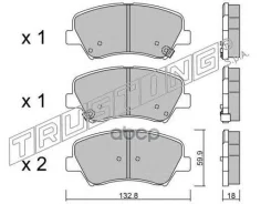 ������. ������. ������� Hyundai ix30 2011-, Kia Ceed 2012- Front Trusting ���. 9600 �-�, �������� 9600 ����