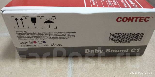 Фетальный доплер Contec baby sound C1, новый, в наличии. Цена: 2 200 ...