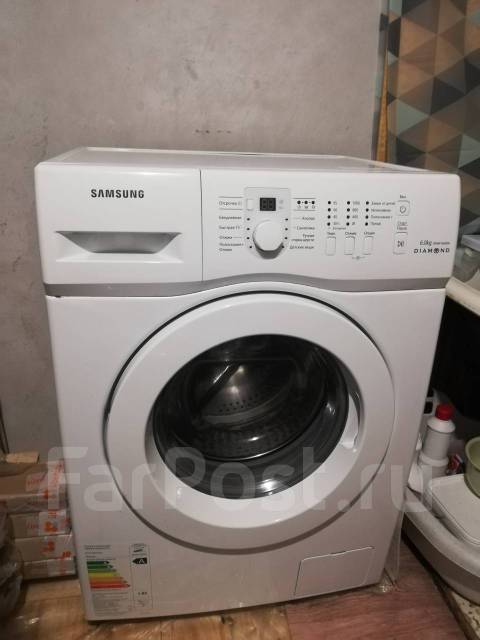 Стиральная машина Samsung WF6RF1R0N0W, встраиваемая, 6,0 кг, б/у, в ...