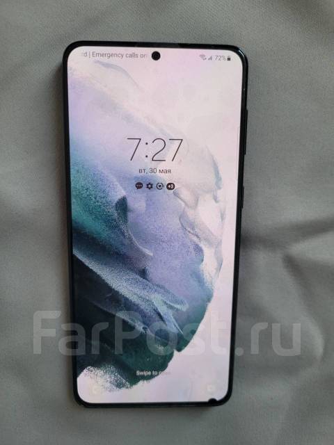 Samsung Galaxy S21+ 5G 8/128GB, 6.20", моноблок, черный, 4G LTE, 5G, б ...