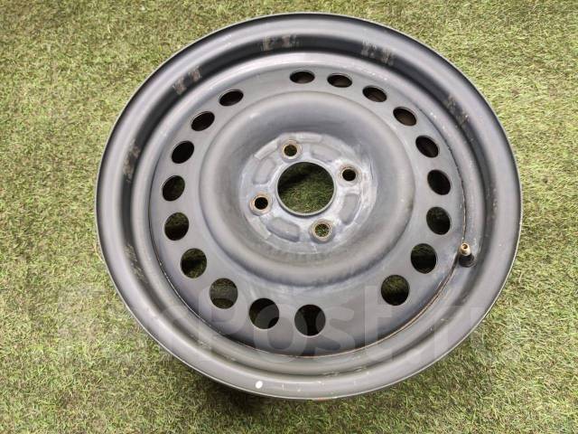 Штампованный диск R15 4x100 Nissan, 15", 1 шт, 60,1 мм. 1 шт, б/у, в ...