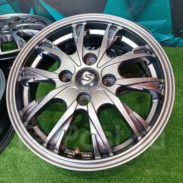 Темные диски Stranger! Цвет Графит! R14, PCD 4-100, 14", 1 шт, 4x100 ...