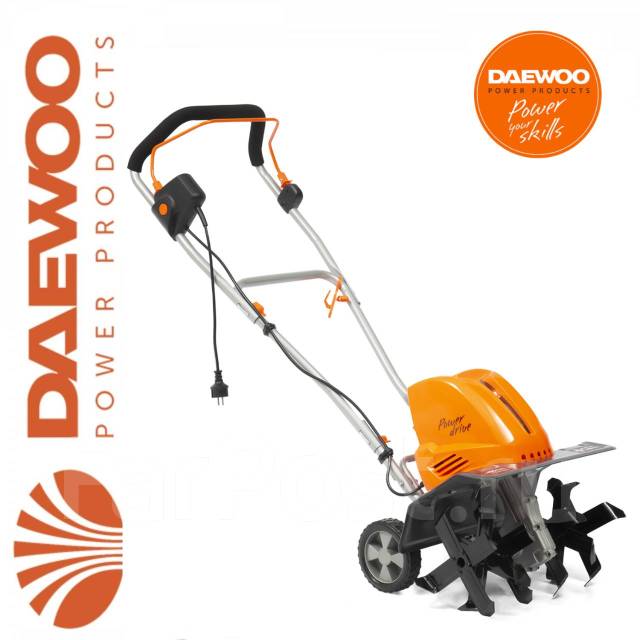 Культиватор электрический Daewoo DAT 2000E (2 кВт Вес 12кг Шир 40см .