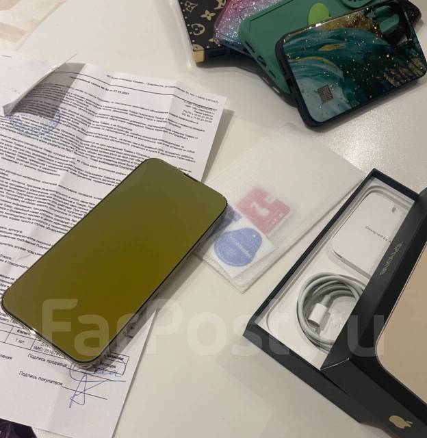 Айфон 13 pro max 256гб, золотой, б/у, в наличии. Цена: 67 000₽ во ...