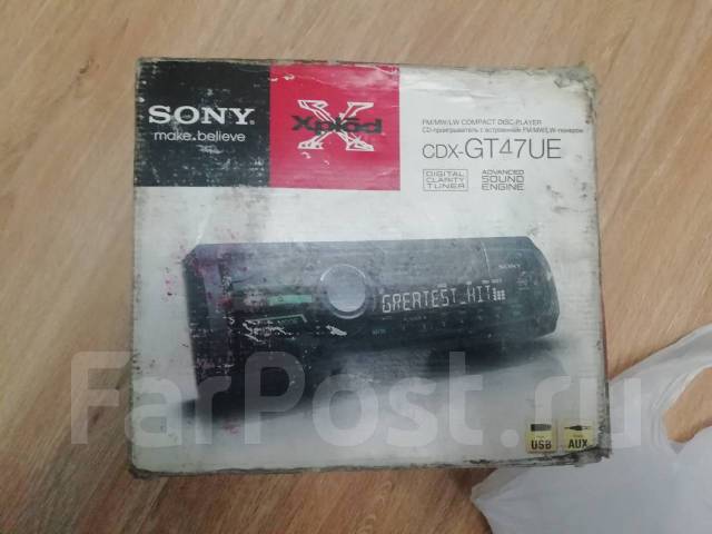 Sony CDX-GT47UE, 1 DIN — 178x50 мм, б/у, в наличии. Цена: 2 000₽ во ...