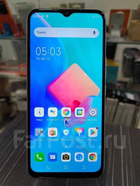 Tecno Spark 8C, 64 гб, моноблок, белый, 3G, 4G LTE, Dual-SIM, NFC, б/у ...