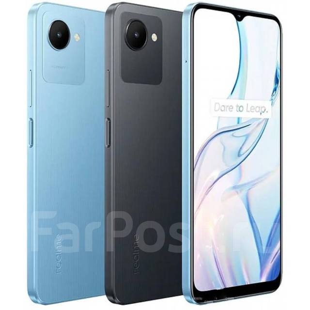 Смартфон Realme C30S 4/64GB от Xistore, 64 гб, 6.50", синий, черный, 3G ...