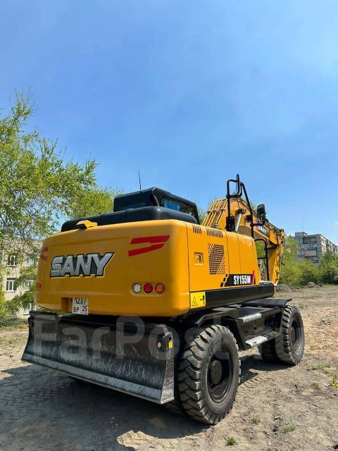 Услуги, аренда Колесного экскаватора 155й гидромолот, траншейный ковш ...