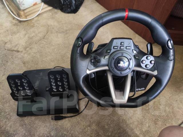 Руль Hori Racing Wheel Apex черный, б/у, в наличии. Цена: 5 000₽ во ...