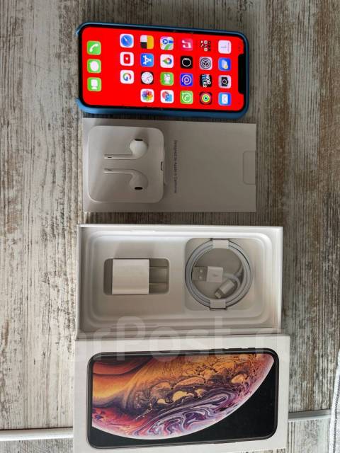 Телефон, Apple iPhone X, 64 гб, моноблок, розовый, 4G LTE, б/у, в ...