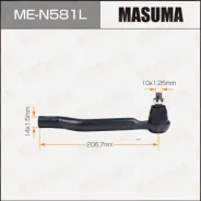 ���������� ������� ���� Masuma ME-N581L / NI X-Trail/ T32 LH Masuma, ����� MEN581L ����