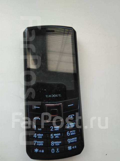 Телефон с повышенной батареей teXet, до 8 гб, моноблок, черный, Dual ...