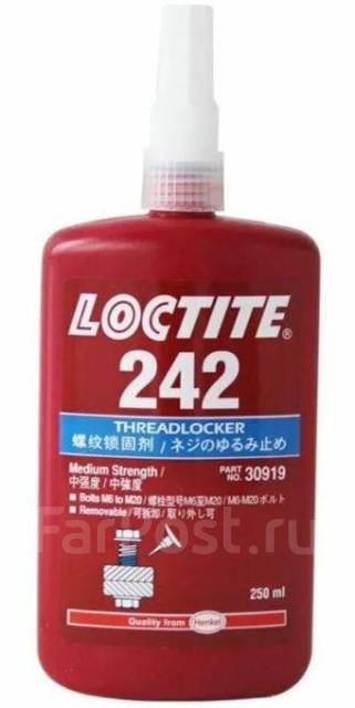 Loctite 242 (Локтайт 242) фиксатор резьбы - 250 мл, новый, в наличии ...