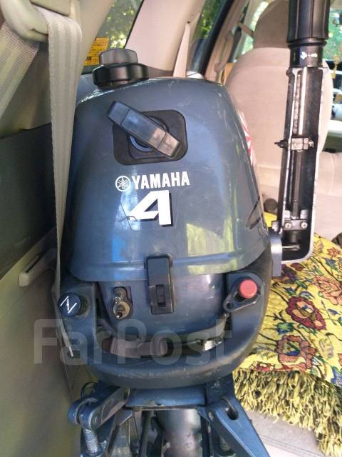 Продам лодочный мотор Yamaha с лодкой в Хабаровске, 4,00 л.с. L (508 мм .