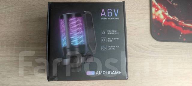 Конденсаторный USB-микрофон Fifine AmpliGame A6V, новый, в наличии ...