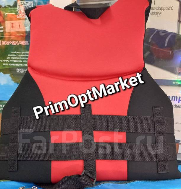 Жилет спасательный неопреновый Protackle, детский, красный Новинка, под ...