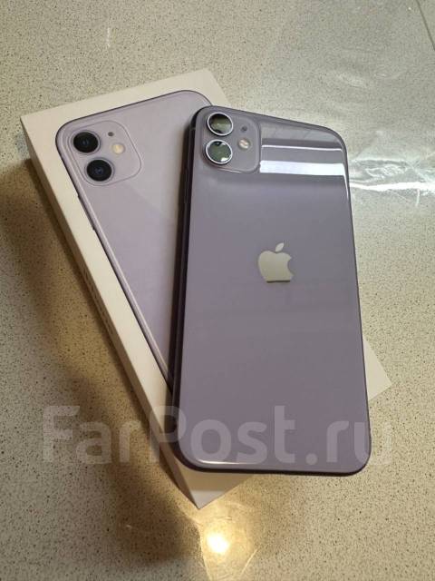 Айфон 11 128G, Apple iPhone 11, фиолетовый, 4G LTE, новый, в наличии ...