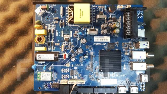 Схема платы cv6886h a Main Board CV6683H-C42 для Haier 43 Smart TV DX Light, б/у, в наличии. Цена: 3 5