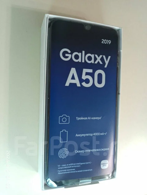 Samsung Galaxy A50. �/�, 64 ��, �����, 3G, 4G LTE ����