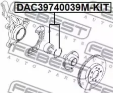 ��������� ��������� �������� ����������� 39x74x39 FORD Transit Connect TC7 2002-2013 [EU] Febest DAC39740039MKIT DAC39740039MKIT ����