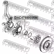 ��������� ������� Mazda BT-50 UP 11-11 (EU) �������� 47 x 88 x 55 Febest Febest DAC47880055M DAC47880055M ����